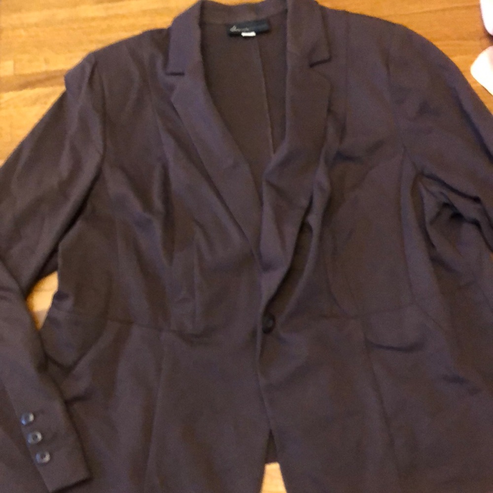 Brown blazer
